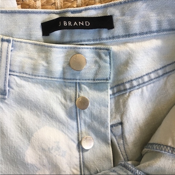 J Brand Wynn’s Floral cropped straight jean - Picture 6 of 12